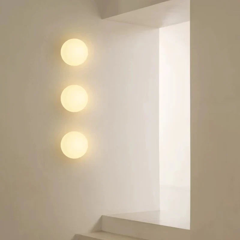 Pebble Glass & Stone Sconce by Meretide