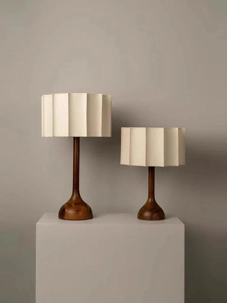 Scallop Wood Lamp, view 2