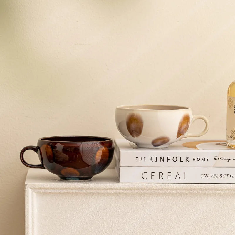 Petal Ceramic Cappuccino Cup, view 4