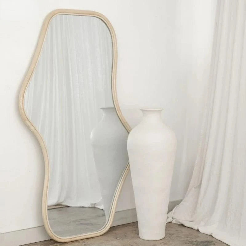 Contour Wood Floor Mirror, view 4