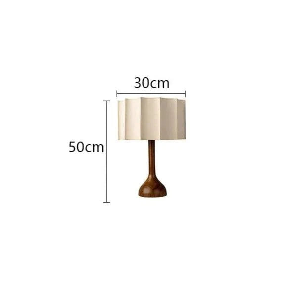 Scallop Wood Lamp, view 10