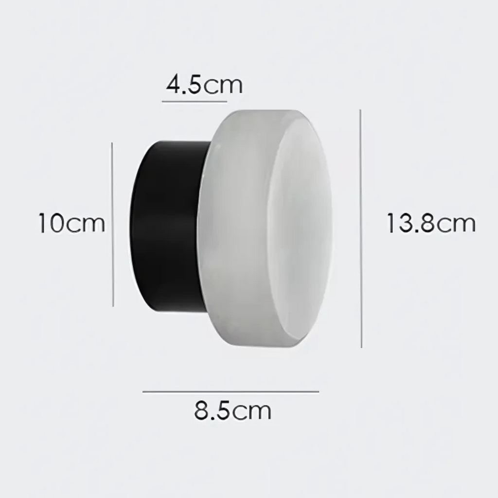 Selene Marble Disc Sconce, view 7