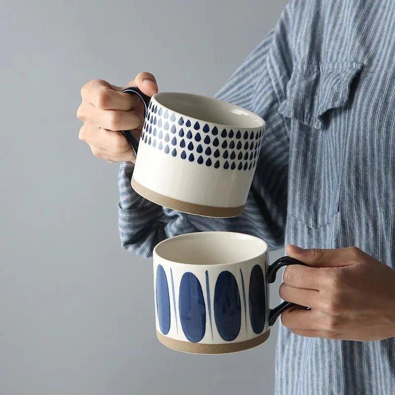 Indigo Hand-Painted Mug, view 3