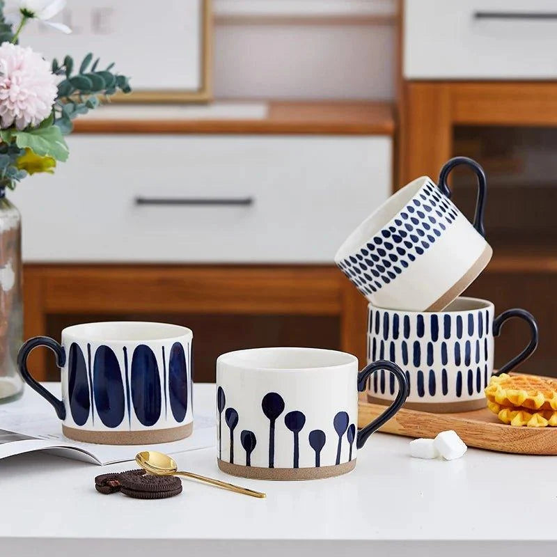 Indigo Hand-Painted Mug, view 6