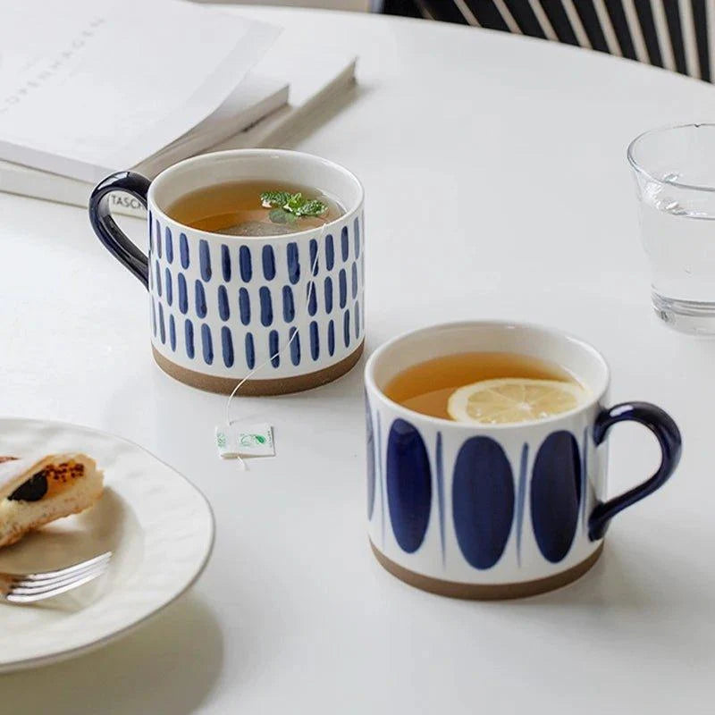 Indigo Hand-Painted Mug, view 4