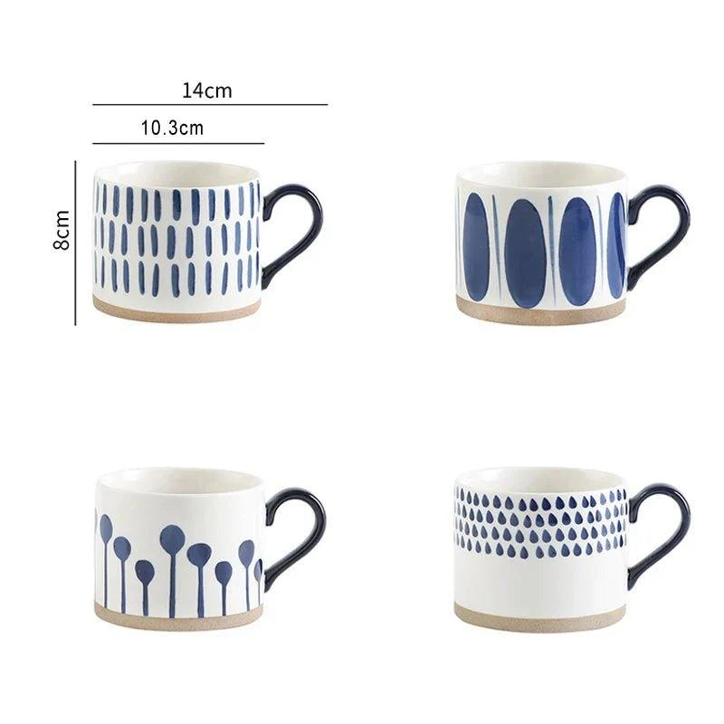 Indigo Hand-Painted Mug, view 8