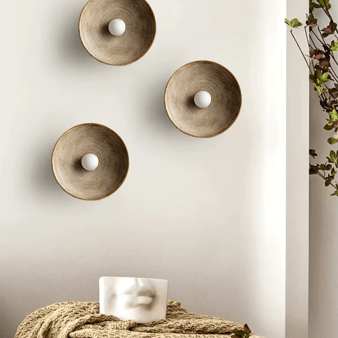 Ripple Disc Wall Light, view 11