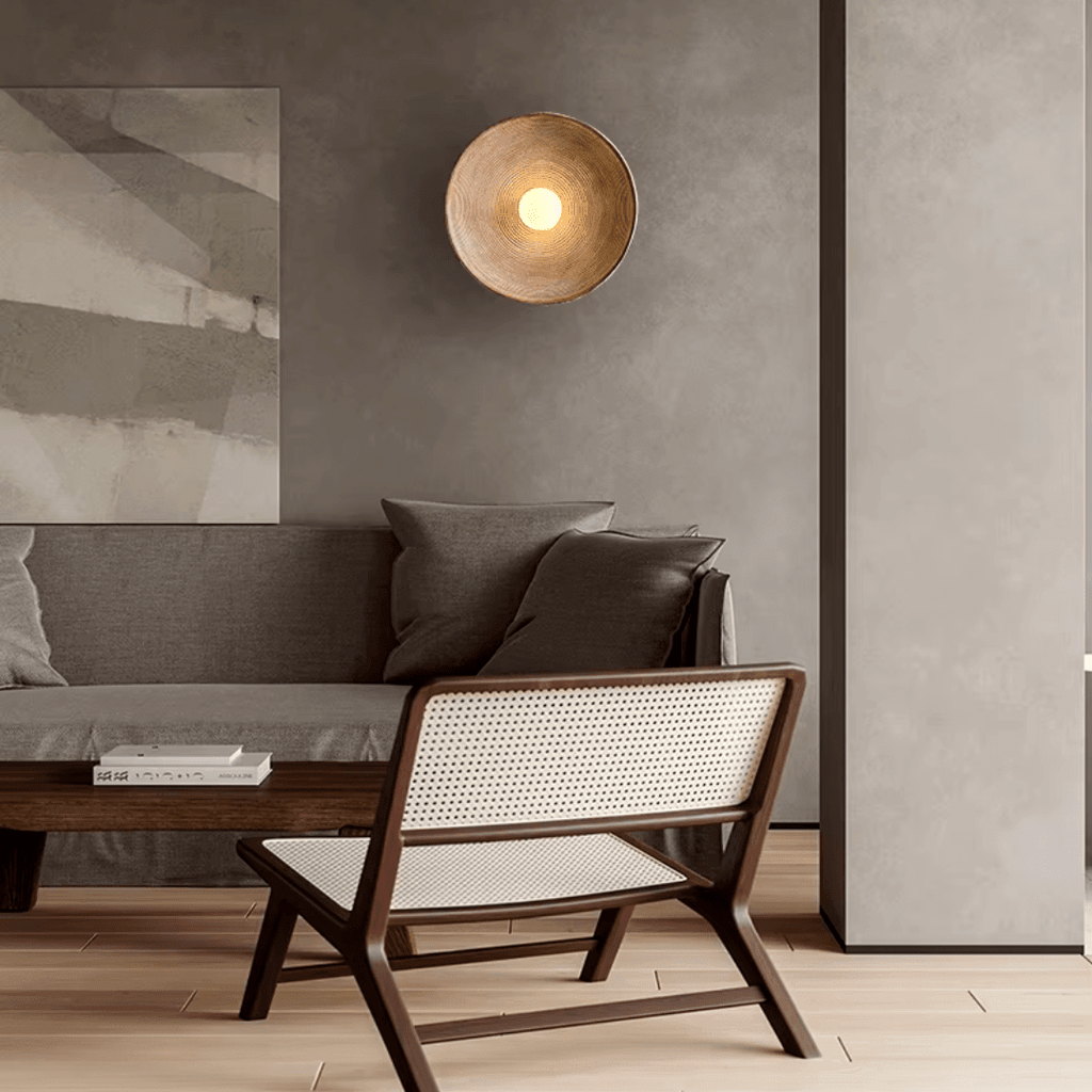 Ripple Disc Wall Light, view 12