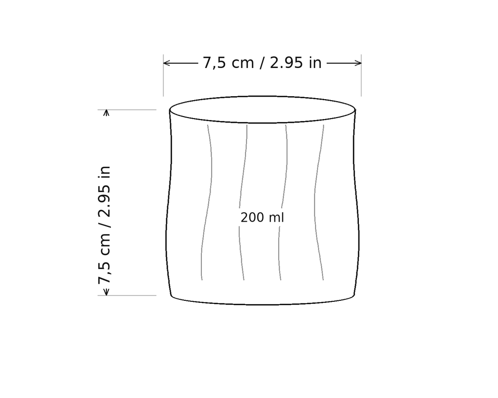 Floe Organic Glass Tumbler, view 12