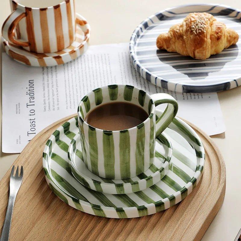 Sol Striped Breakfast Set, view 9