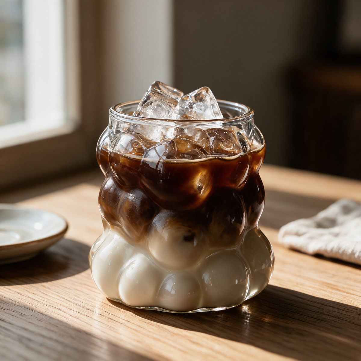 Fizz Bubble Glass Mug, view 3