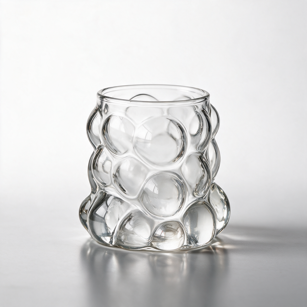 Fizz Bubble Glass Mug, view 2