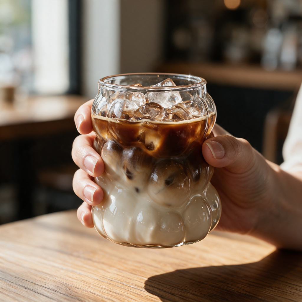 Fizz Bubble Glass Mug, view 9
