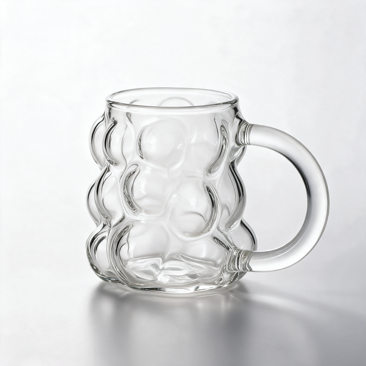 Fizz Bubble Glass Mug, view 5
