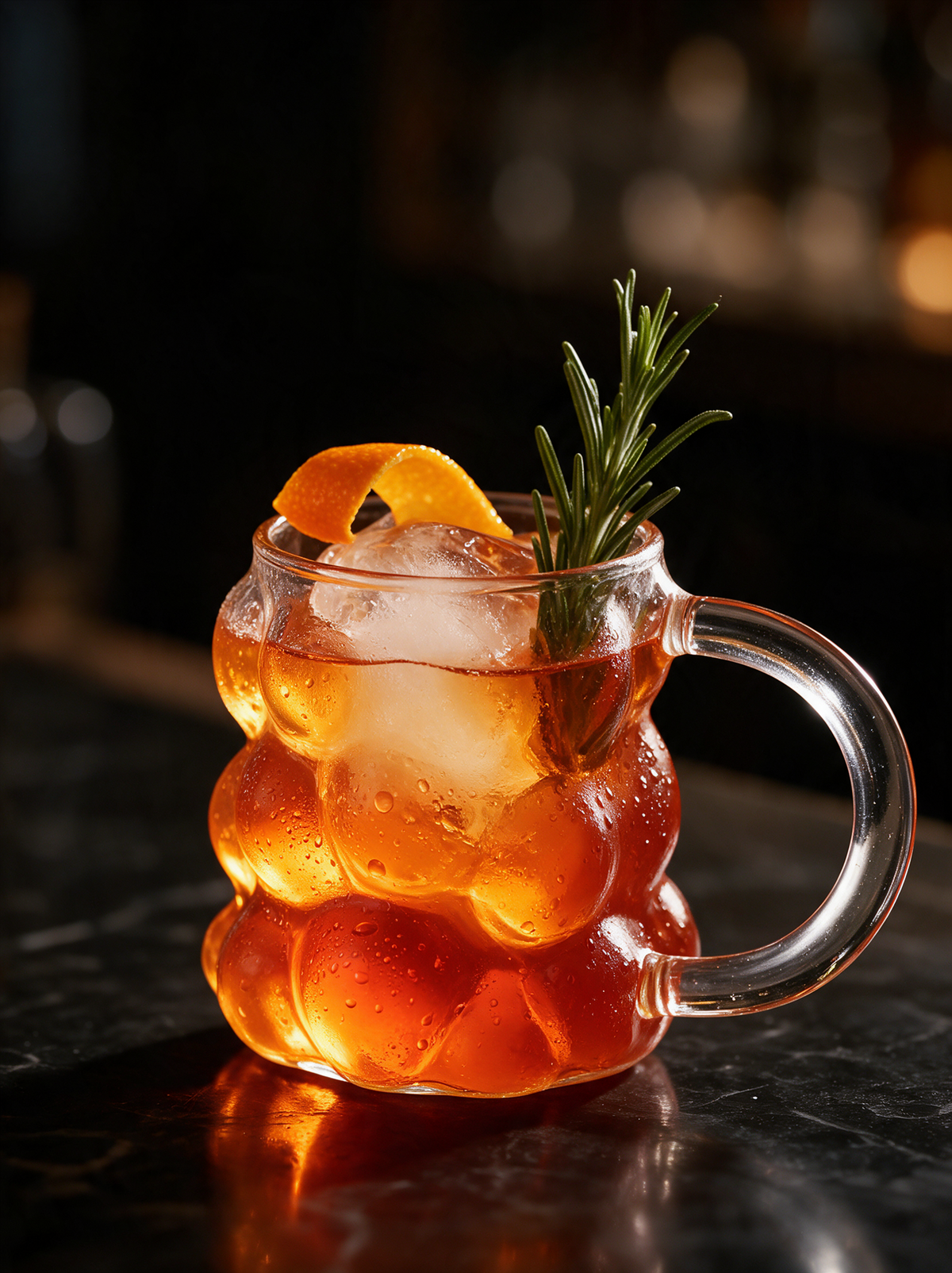 Fizz Bubble Glass Mug