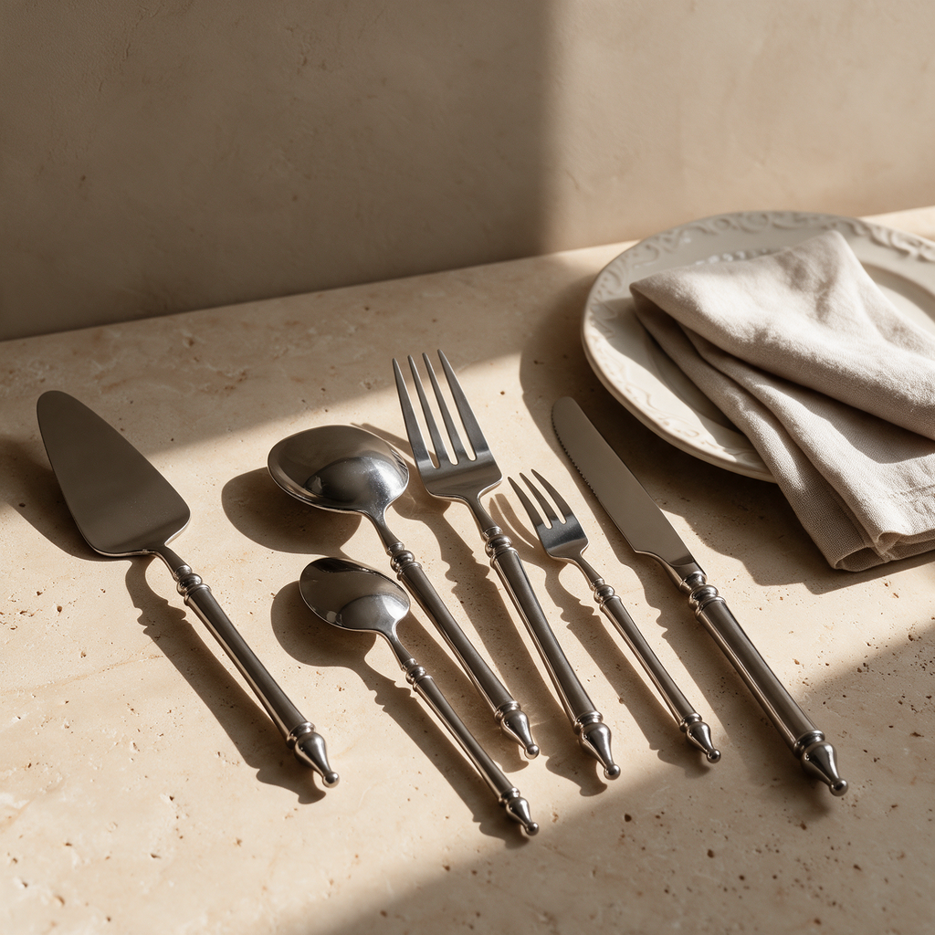 Baluster Steel Cutlery Set