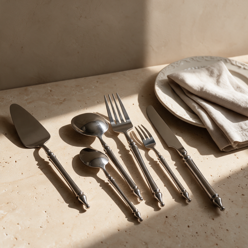 Baluster Steel Cutlery Set