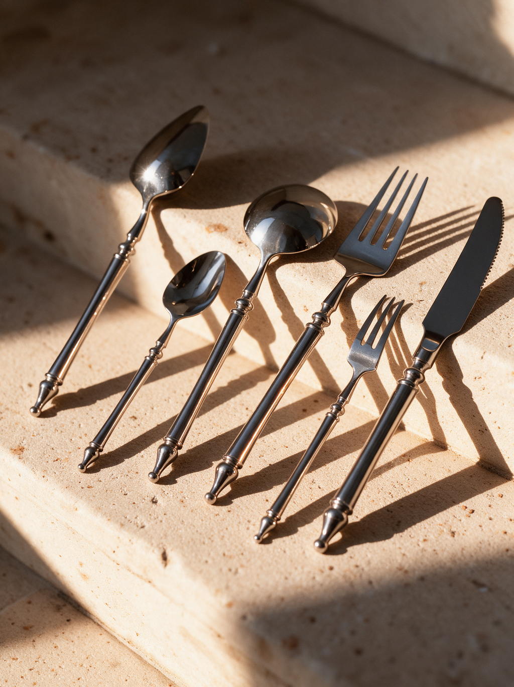 Baluster Steel Cutlery Set, view 4
