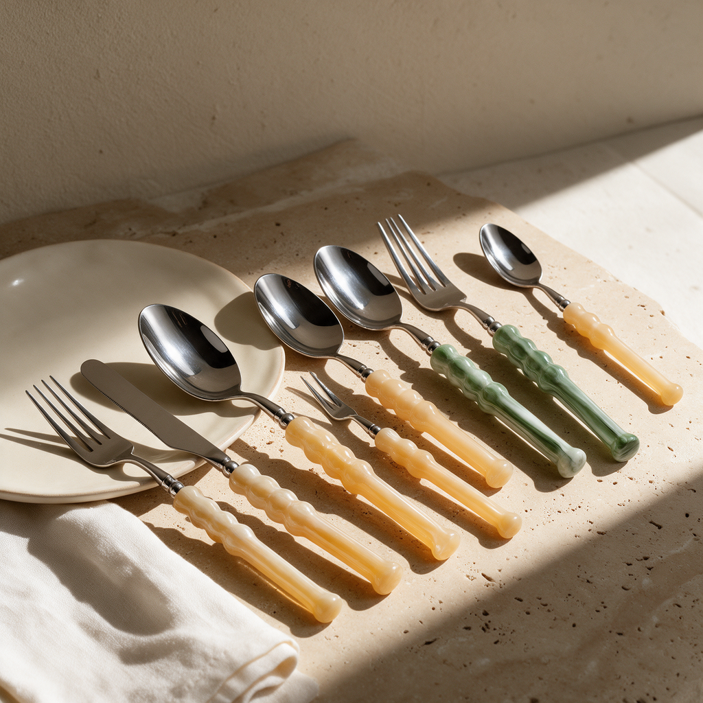 Lucca Resin Cutlery Set, view 2