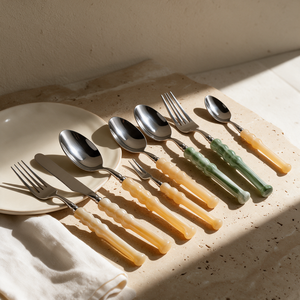 Lucca Resin Cutlery Set, view 2