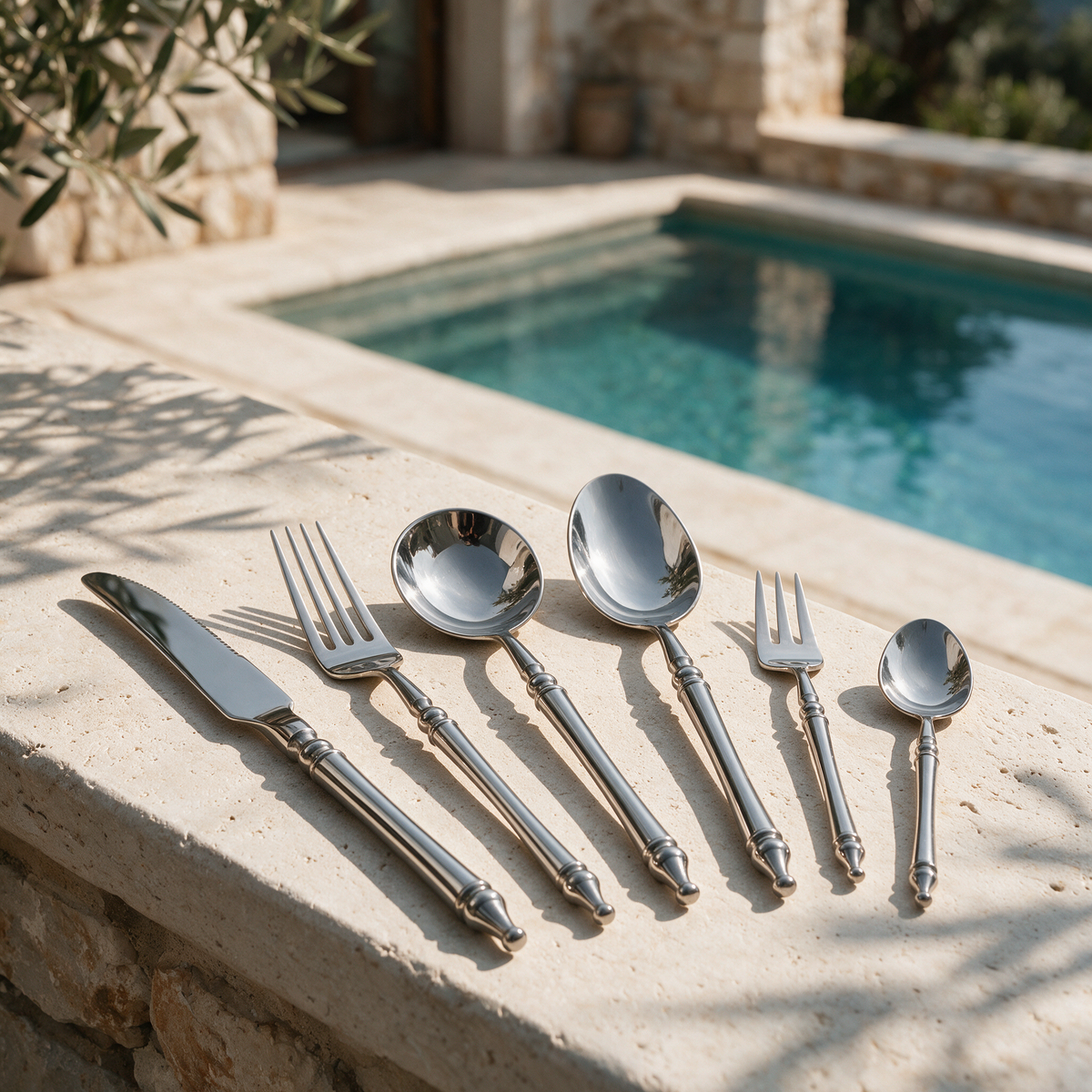Baluster Steel Cutlery Set, view 6