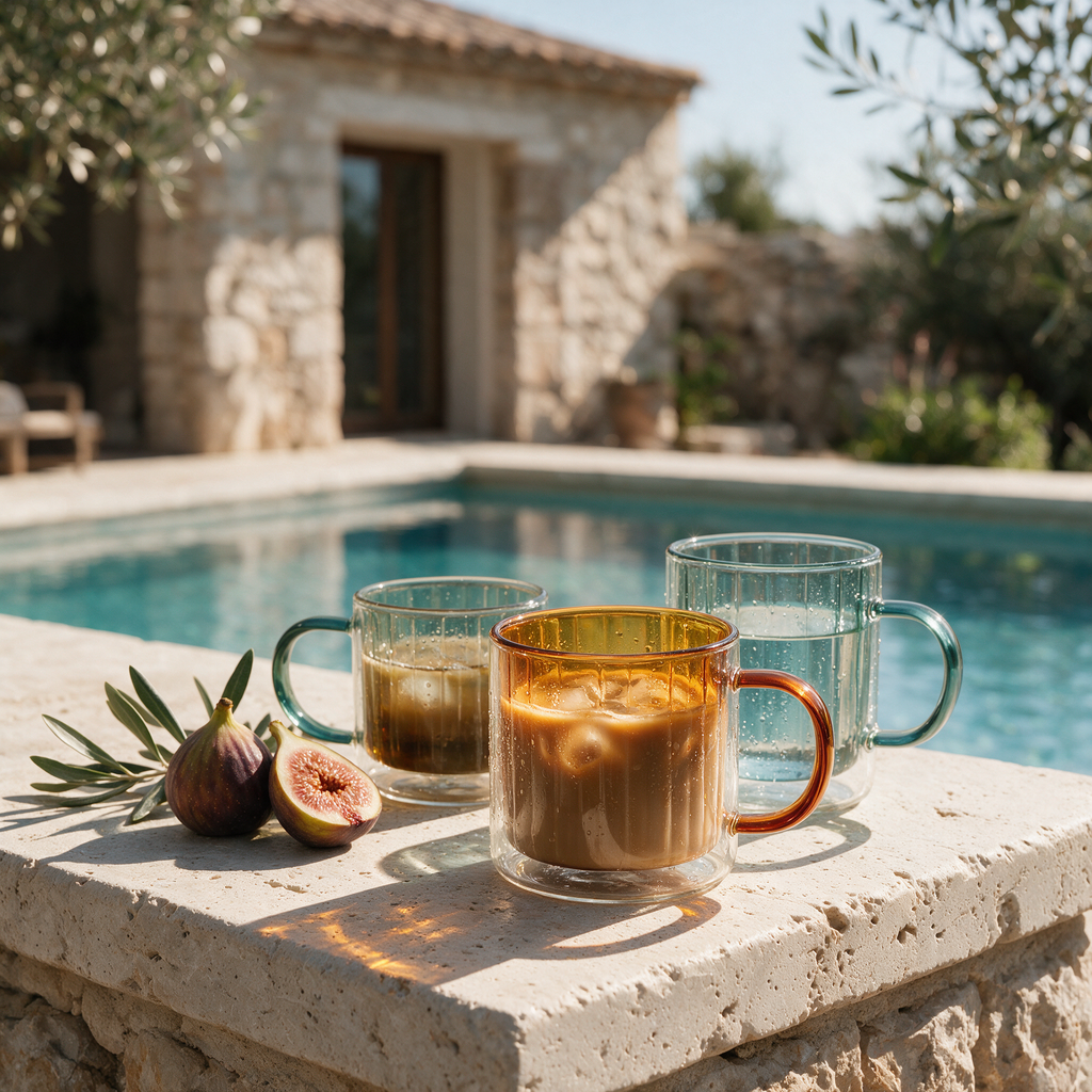 Riva Tinted Glass Mug by Meretide