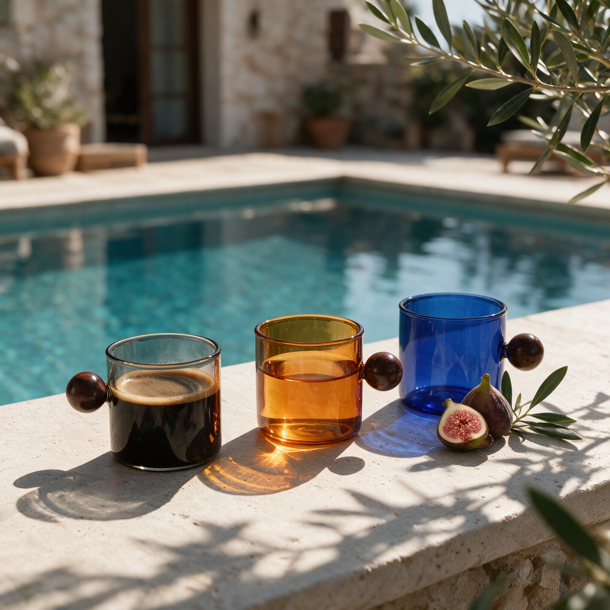 Pinna Tinted Glass Cup, view 2