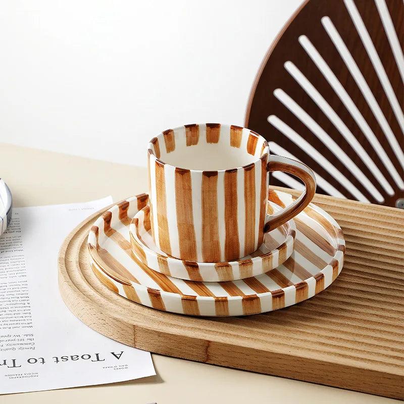 Sol Striped Breakfast Set, view 8