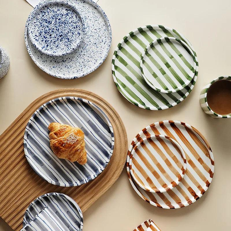 Sol Striped Breakfast Set, view 5