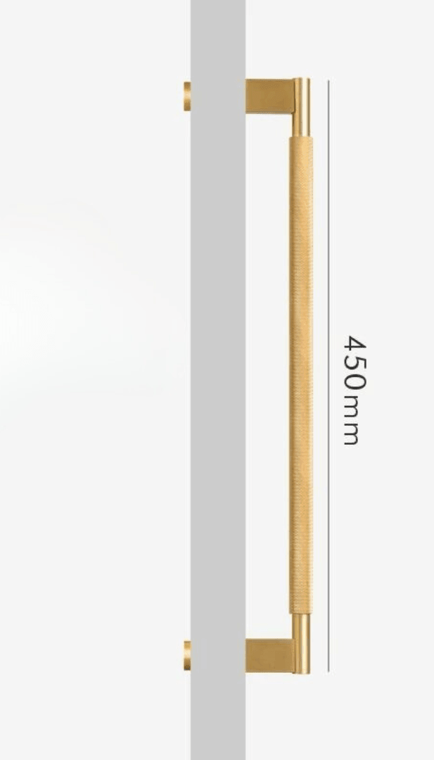Knurl Brass Door Pull, view 6