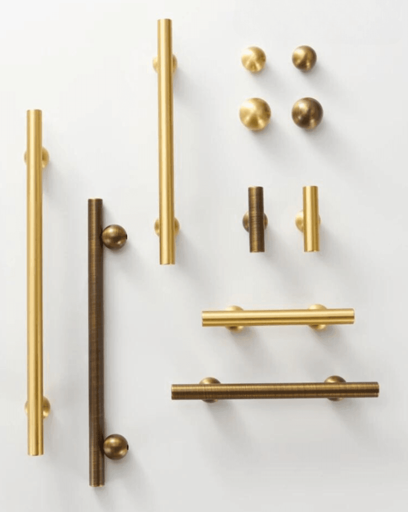 Sphere Brass Knob & Bar Pull