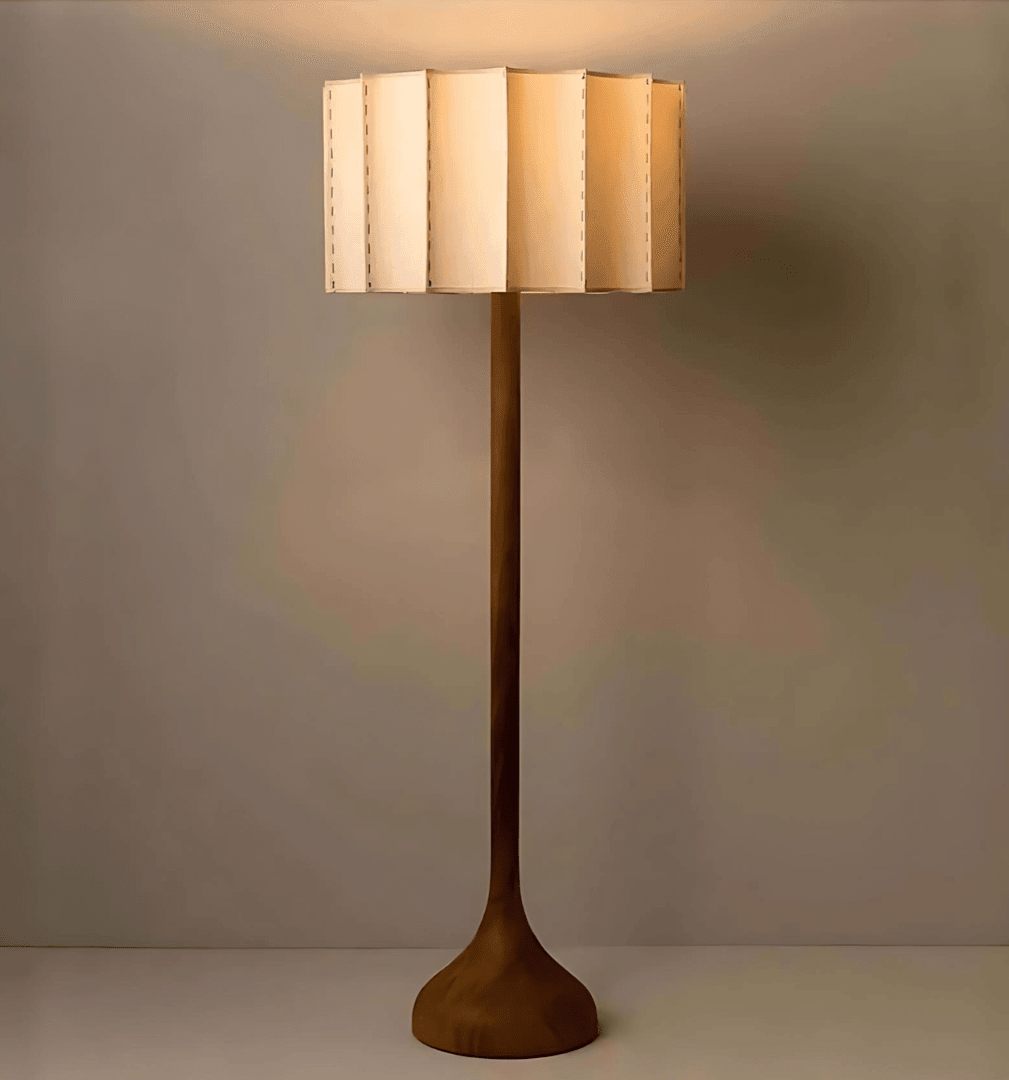 Scallop Wood Lamp, view 4