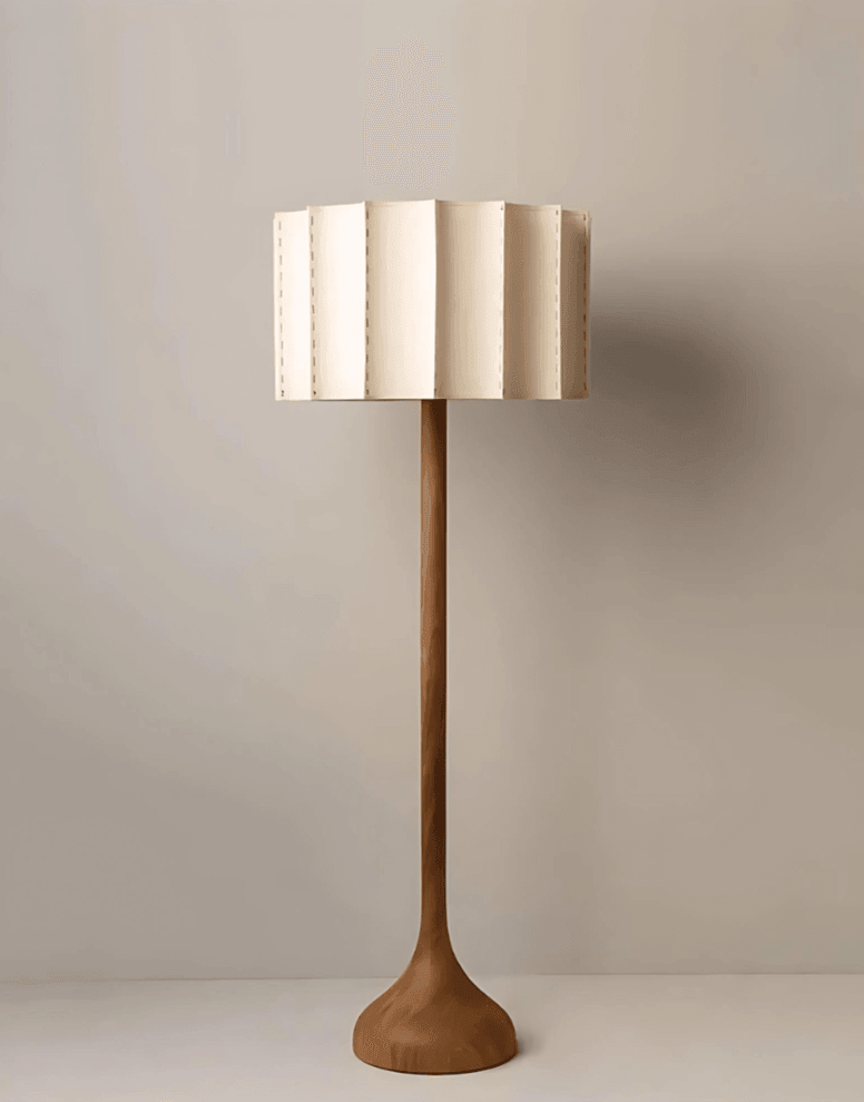 Scallop Wood Lamp, view 5